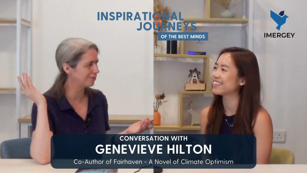 Podcast Ep.15 – Genevieve Hilton, Co-Author of Fairhaven – A Novel of Climate Optimism